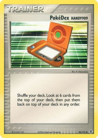PokeDex (HANDY909) FireRed & LeafGreen Pokemon card