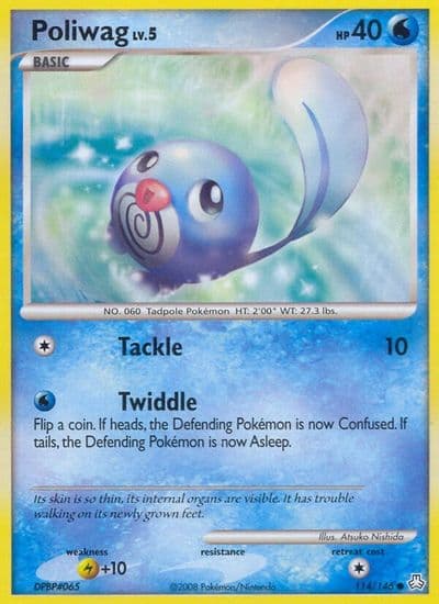 Poliwag Legends Awakened Pokemon card