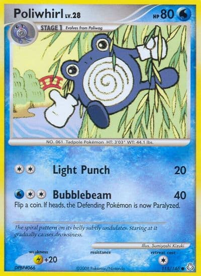 Poliwhirl Legends Awakened Pokemon card