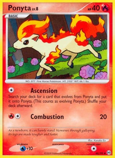 Ponyta (46) Arceus Pokemon card