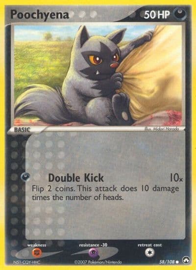 Poochyena Power Keepers Pokemon card