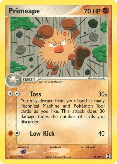 Primeape FireRed & LeafGreen Pokemon card