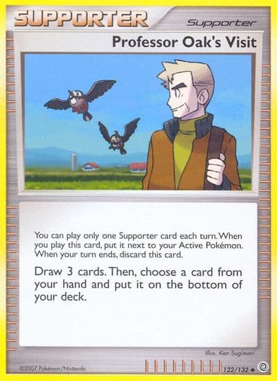 Professor Oak's Visit Secret Wonders Pokemon card