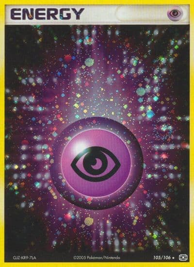 Psychic Energy Emerald Pokemon card