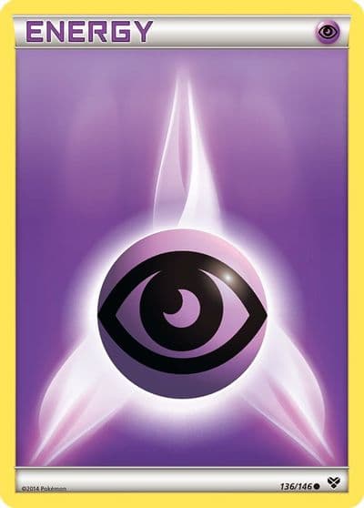 Psychic Energy XY Base Set Pokemon card