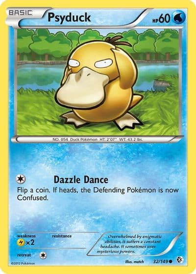 Psyduck (32) Boundaries Crossed Pokemon card