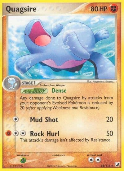 Quagsire Unseen Forces Pokemon card