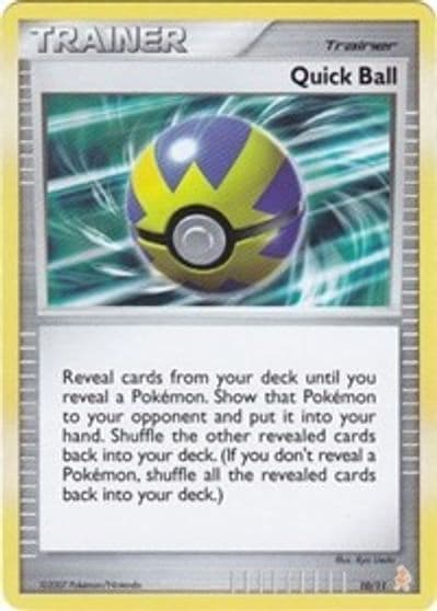 Quick Ball DP Trainer Kit: Manaphy & Lucario Pokemon card