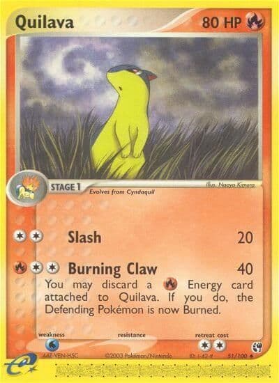 Quilava EX Battle Stadium Pokemon card