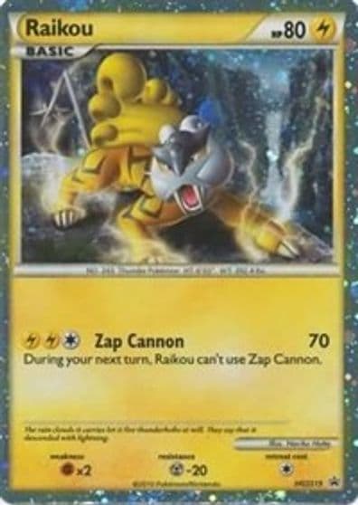 Raikou - HGSS19 HGSS Promos Pokemon card