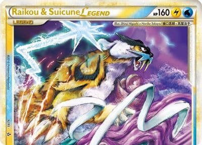 Raikou & Suicune Legend (Top) Unleashed Pokemon card