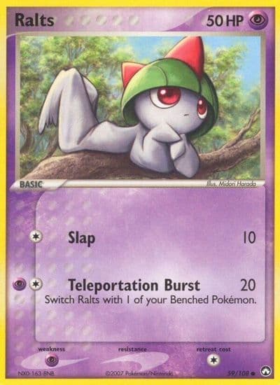 Ralts Power Keepers Pokemon card