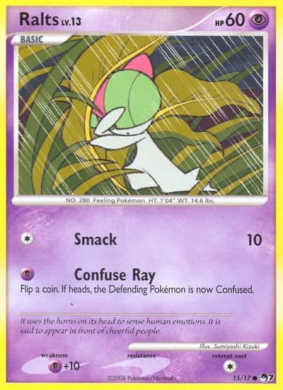 Ralts POP Series 7 Pokemon card