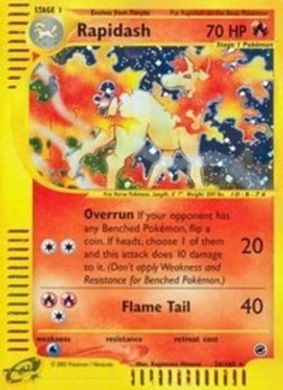 Rapidash (26) Expedition Pokemon card
