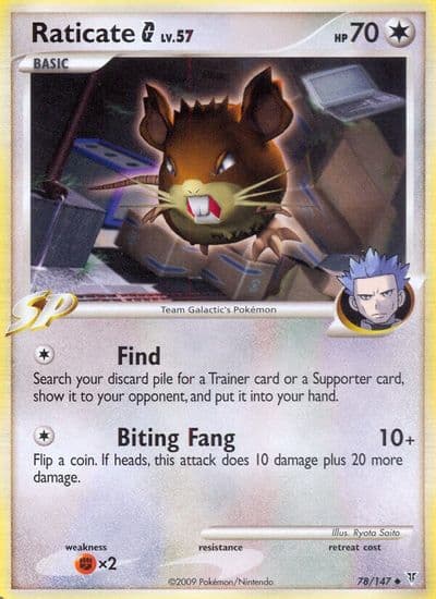 Raticate G Supreme Victors Pokemon card