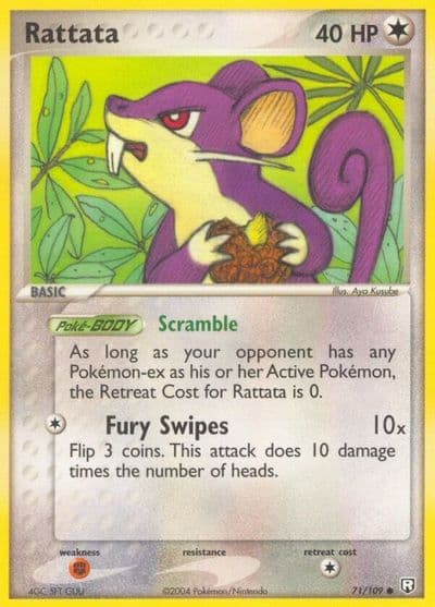 Rattata Team Rocket Returns Pokemon card