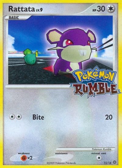 Rattata Rumble Pokemon card