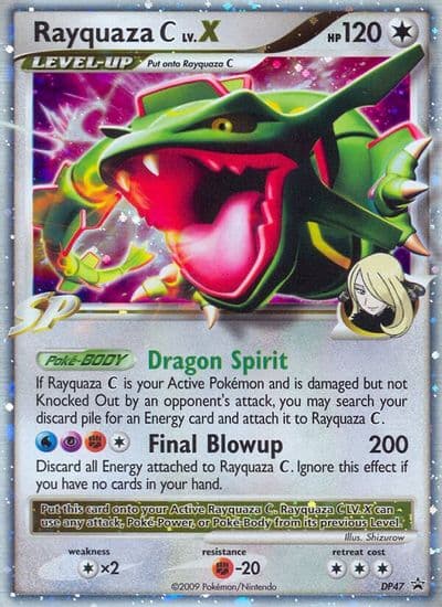 Rayquaza C LV.X - DP47 Diamond and Pearl Promos Pokemon card