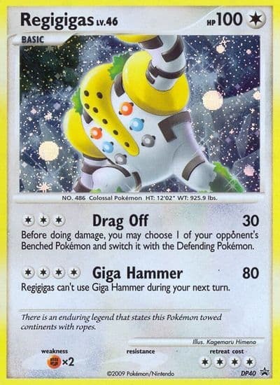 Regigigas - DP40 Diamond and Pearl Promos Pokemon card