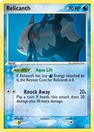 Relicanth Holon Phantoms Pokemon card