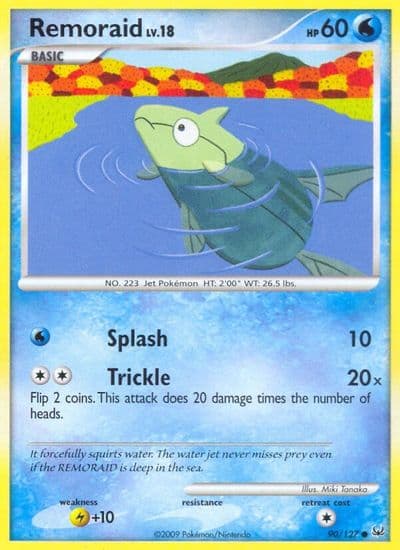 Remoraid Platinum Pokemon card