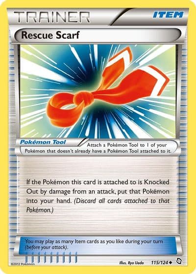Rescue Scarf Dragons Exalted Pokemon card