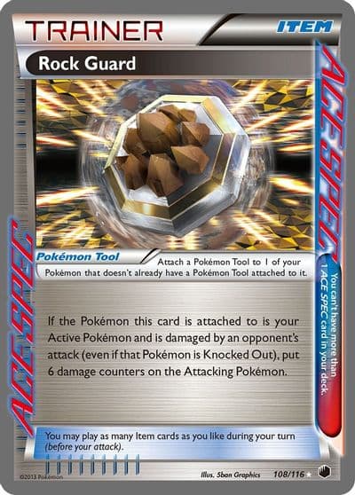 Rock Guard Plasma Freeze Pokemon card
