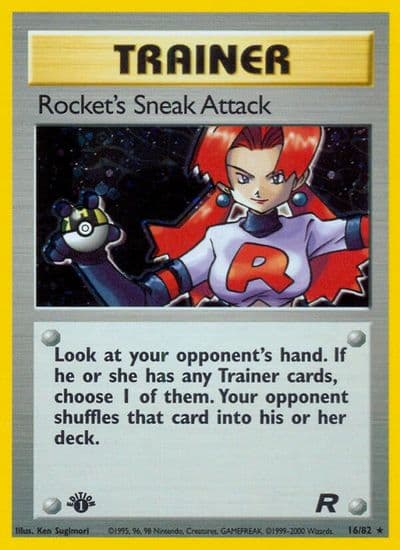Rocket's Sneak Attack (16) Team Rocket Pokemon card