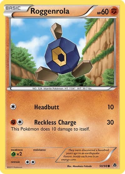 Roggenrola (50) Emerging Powers Pokemon card