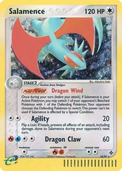 Salamence Dragon Pokemon card