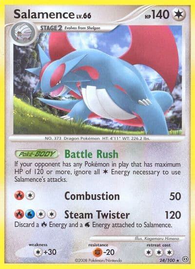 Salamence Stormfront Pokemon card
