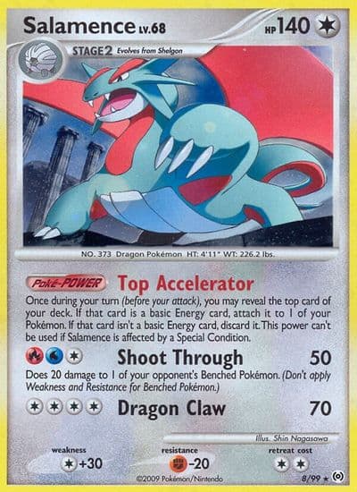 Salamence Arceus Pokemon card