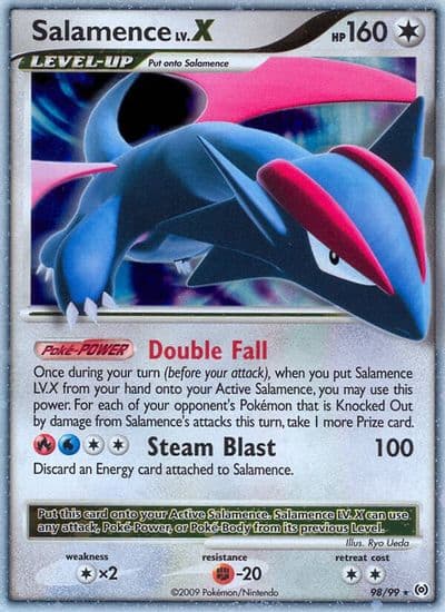 Salamence Lv.X Arceus Pokemon card