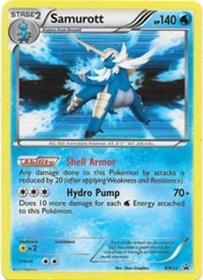 Samurott - BW22 Black and White Promos Pokemon card
