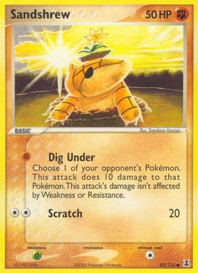 Sandshrew Delta Species Pokemon card