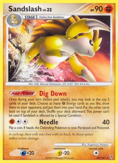 Sandslash Supreme Victors Pokemon card
