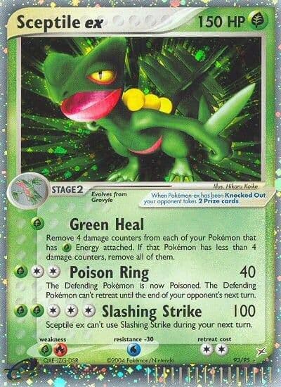 Sceptile ex Team Magma vs Team Aqua Pokemon card