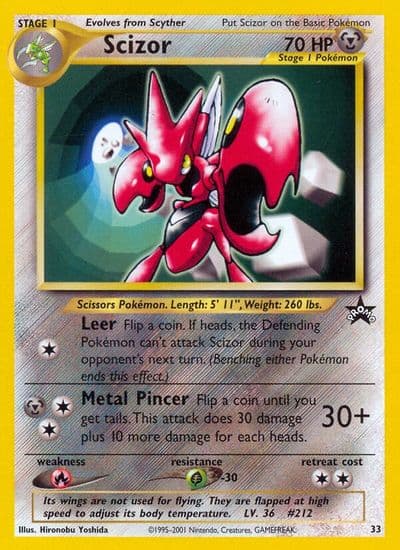 Scizor WoTC Promo Pokemon card