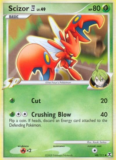 Scizor E4 Rising Rivals Pokemon card
