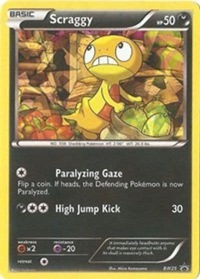 Scraggy - BW25 (Cosmos Holo) Black and White Promos Pokemon card
