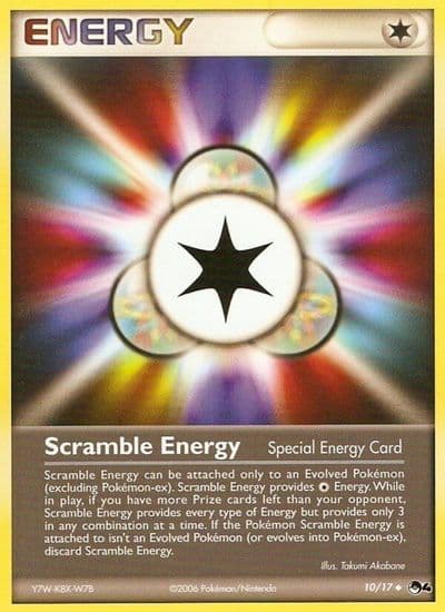 Scramble Energy POP Series 4 Pokemon card