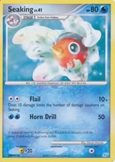 Seaking DP Trainer Kit: Manaphy & Lucario Pokemon card