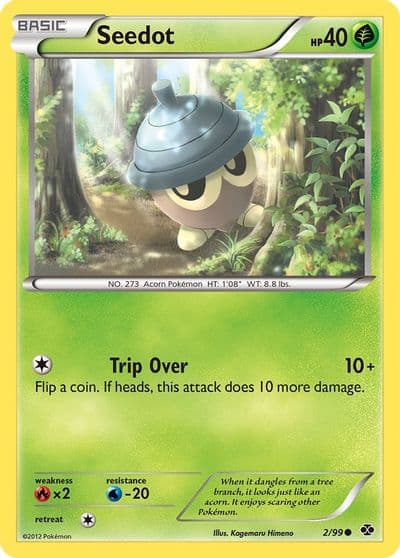 Seedot Next Destinies Pokemon card