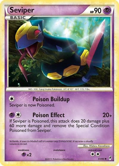 Seviper Call of Legends Pokemon card