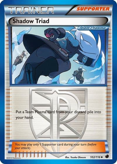 Shadow Triad (Team Plasma) Plasma Freeze Pokemon card