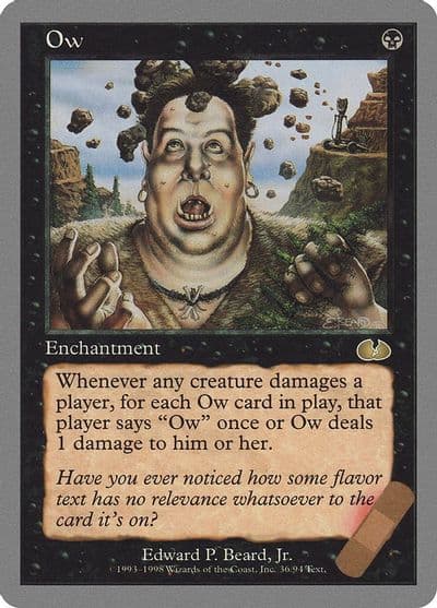 Ow Unglued Magic card