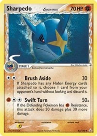 Sharpedo (Delta Species) Holon Phantoms Pokemon card