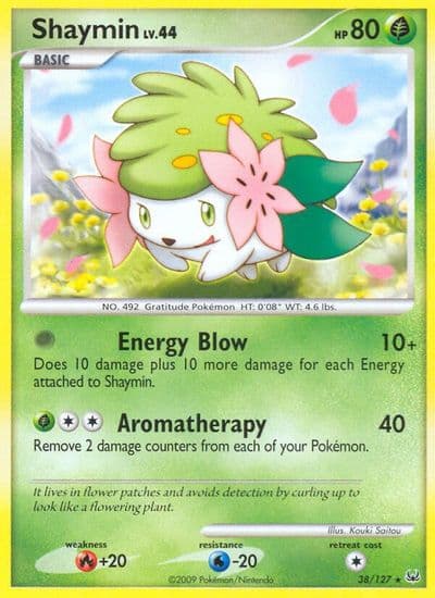 Shaymin (38) Platinum Pokemon card