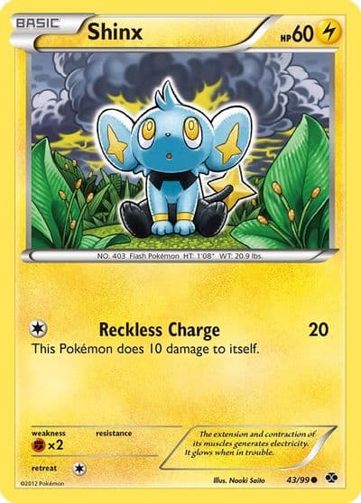 Shinx (43) Next Destinies Pokemon card