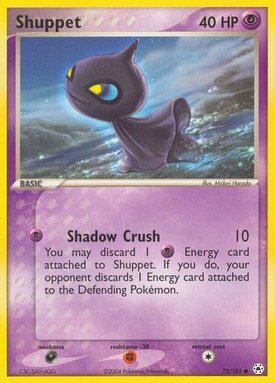 Shuppet Hidden Legends Pokemon card